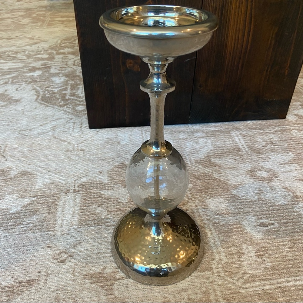 Silver Candle Holder